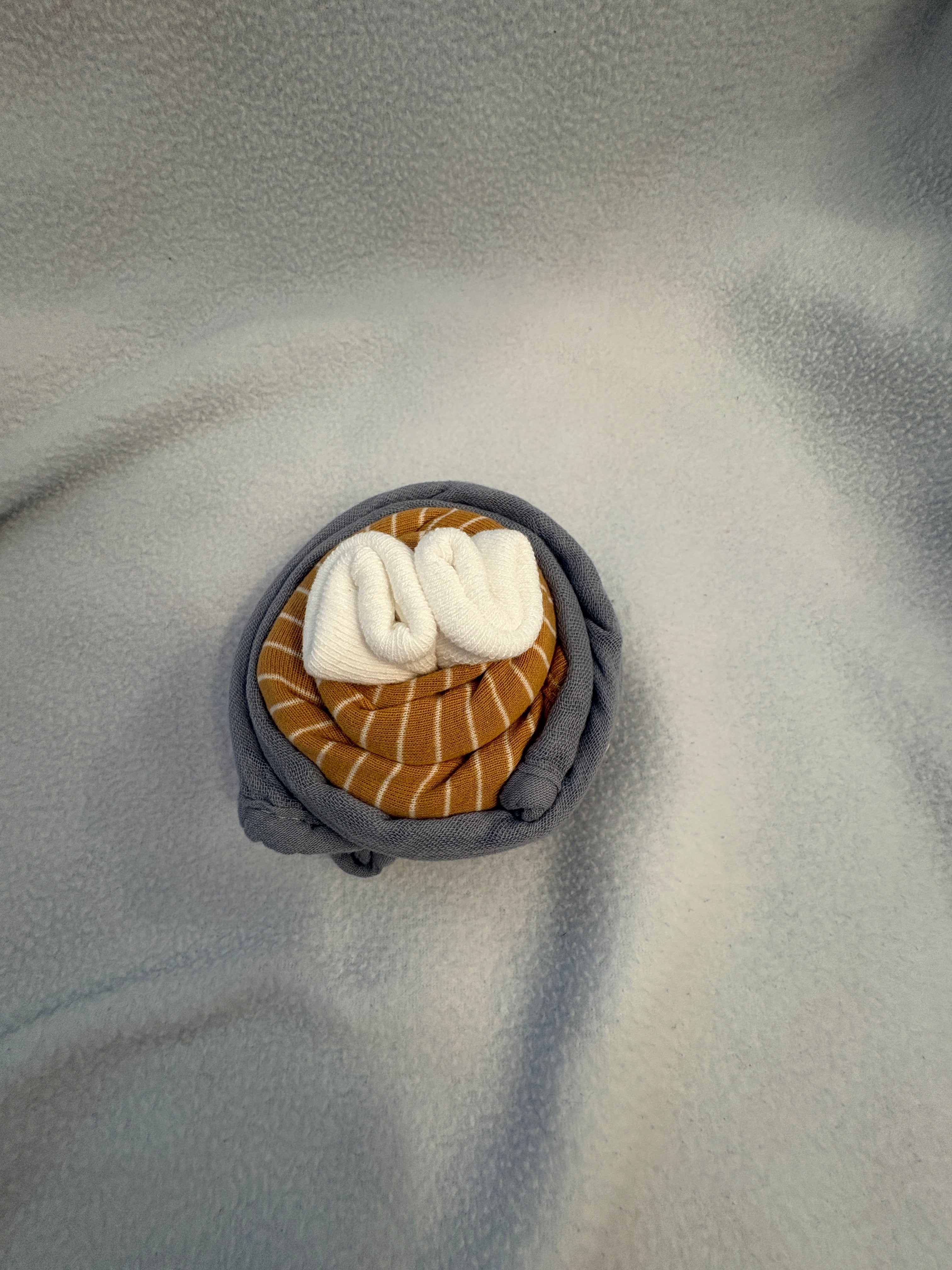 Gray and Gold Cupcake